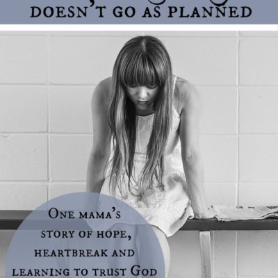 Pregnancies don't always go as planned. This heart wrenching story tells of raw and honest truth and seeing grace in it all.