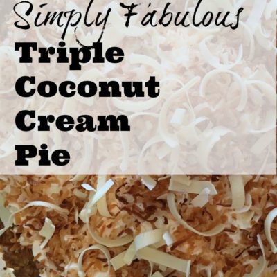 Completely from scratch and absolutely fabulous. The only coconut cream pie recipe you'll ever need!