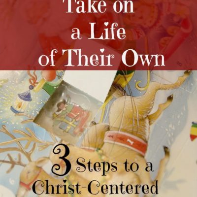 Some times the holidays take on a life of their own. Let's not forget the real reason we celebrate. Here are 3 simple steps to making Christ the center of your celebrations.