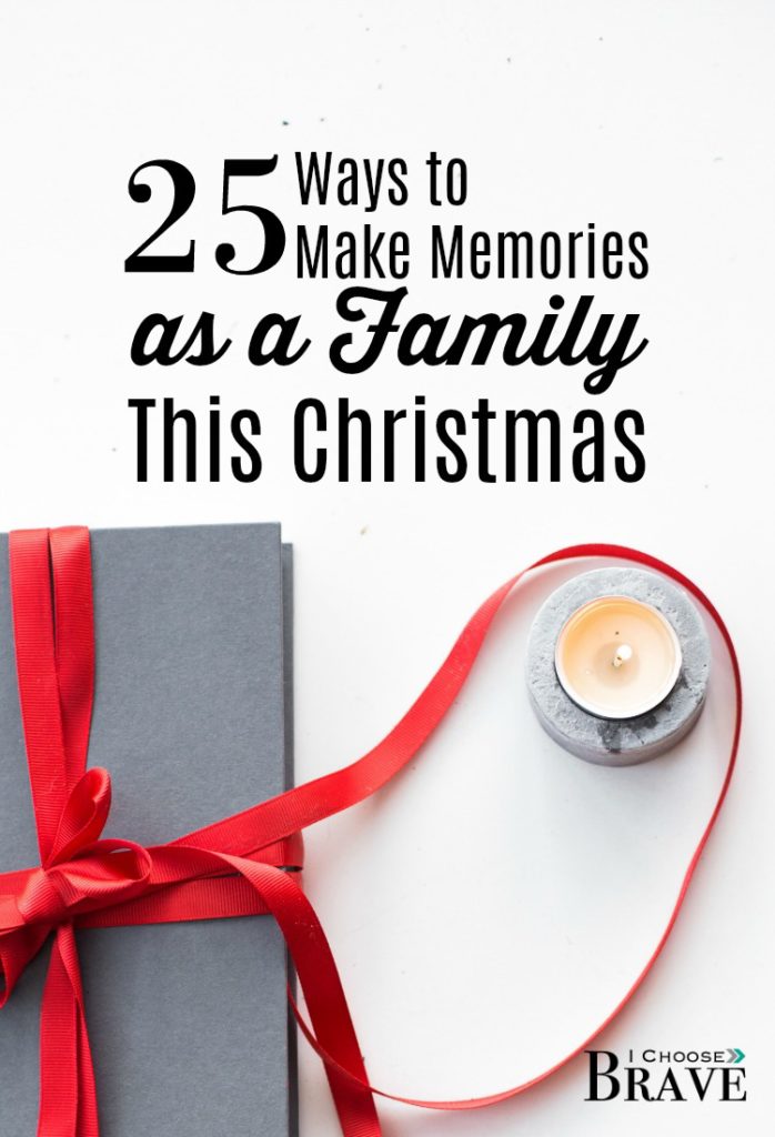 Great list of fun ideas for making Christmas memories with your kids #memories #Christmas