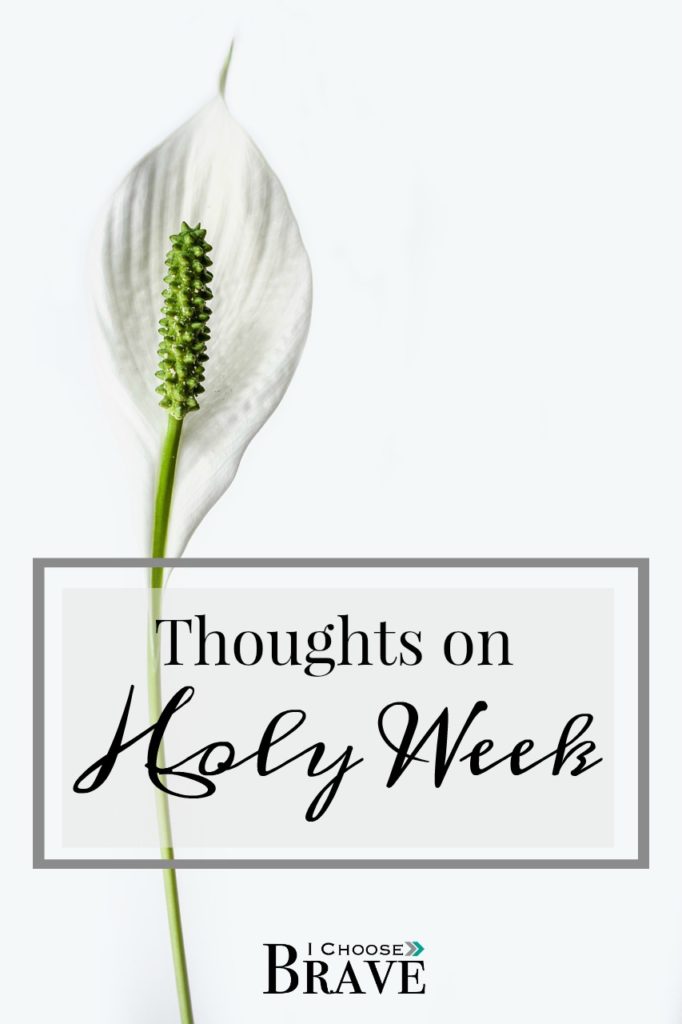 A Holy Week Devotion. Thoughts on preparing our hearts for Easter.