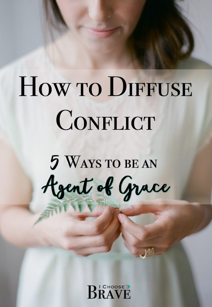 Conflict is unavoidable. We find conflict at work, conflict in our marriages, conflict amongst friends even. But how do find resolution? There are simple ways we can hep diffuse conflict from the get go.