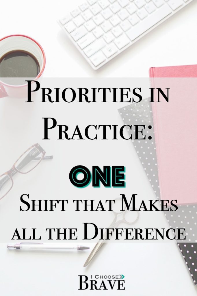 We've changed one thing. And it it's affecting our schedules, our priorities, how we look at our obligations. One simple mindset shift that is helping us master what really matters to us and could work for you as well.