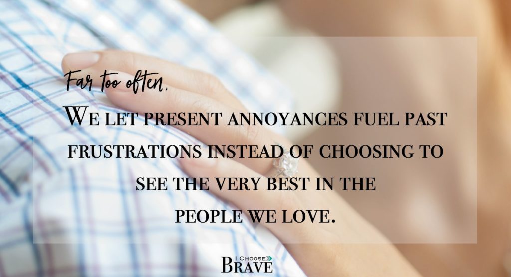 Avoid conflict in marriage by choosing to see the best.