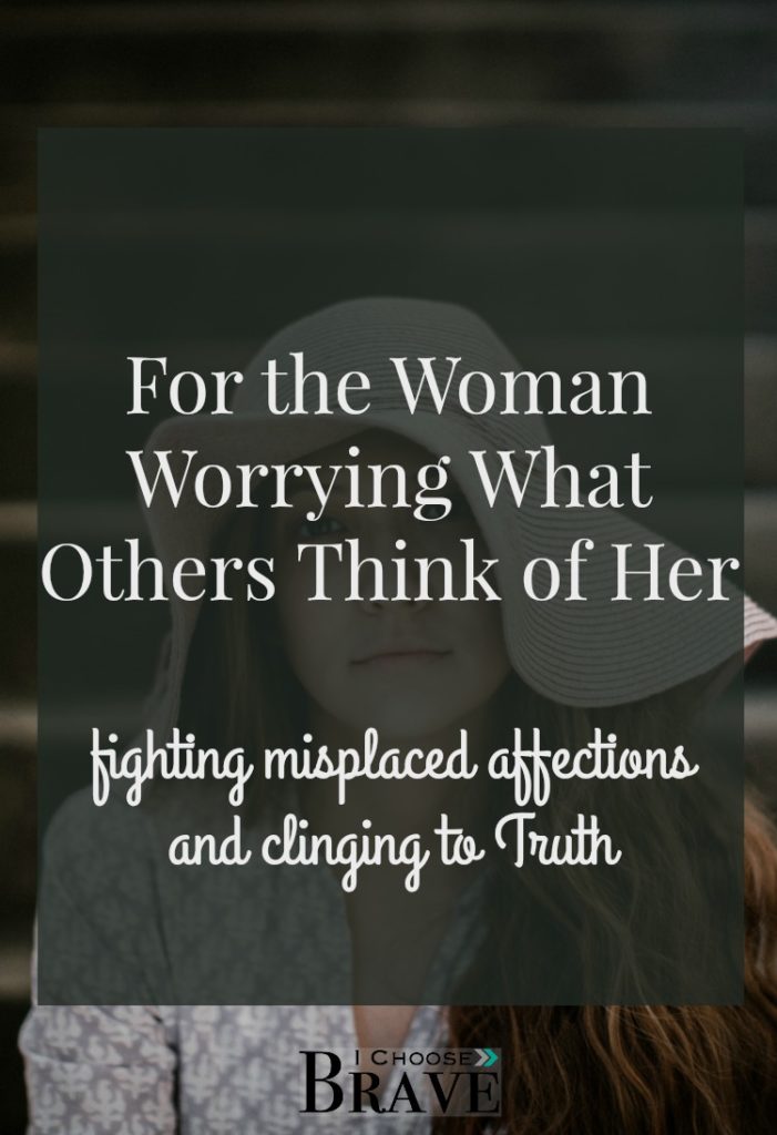 We worry what others think more than we care to admit. This is hope for clinging to Truth and how to stop worrying about what other people think.