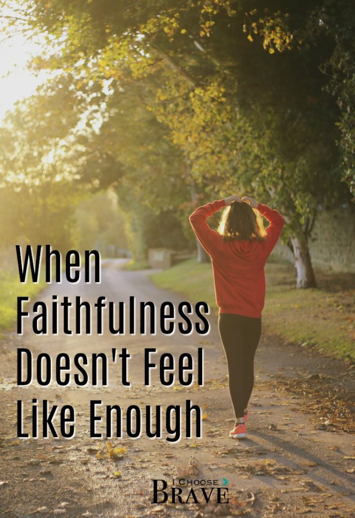 Faithfulness is a great goal, right? But what are we to do when we are faithful...and it still doesn't feel like enough? #parenting #faithful
