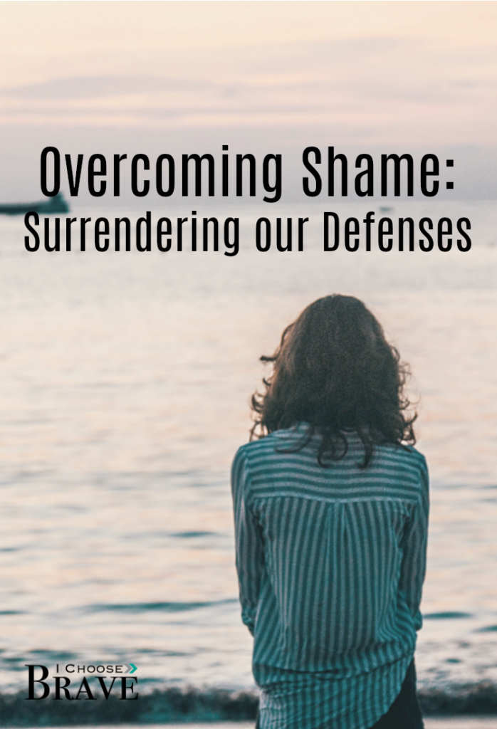 How do we overcome nagging shame? When we surrender our defenses, rather than hide them, and invite God in, He is more than willing to cover it all.