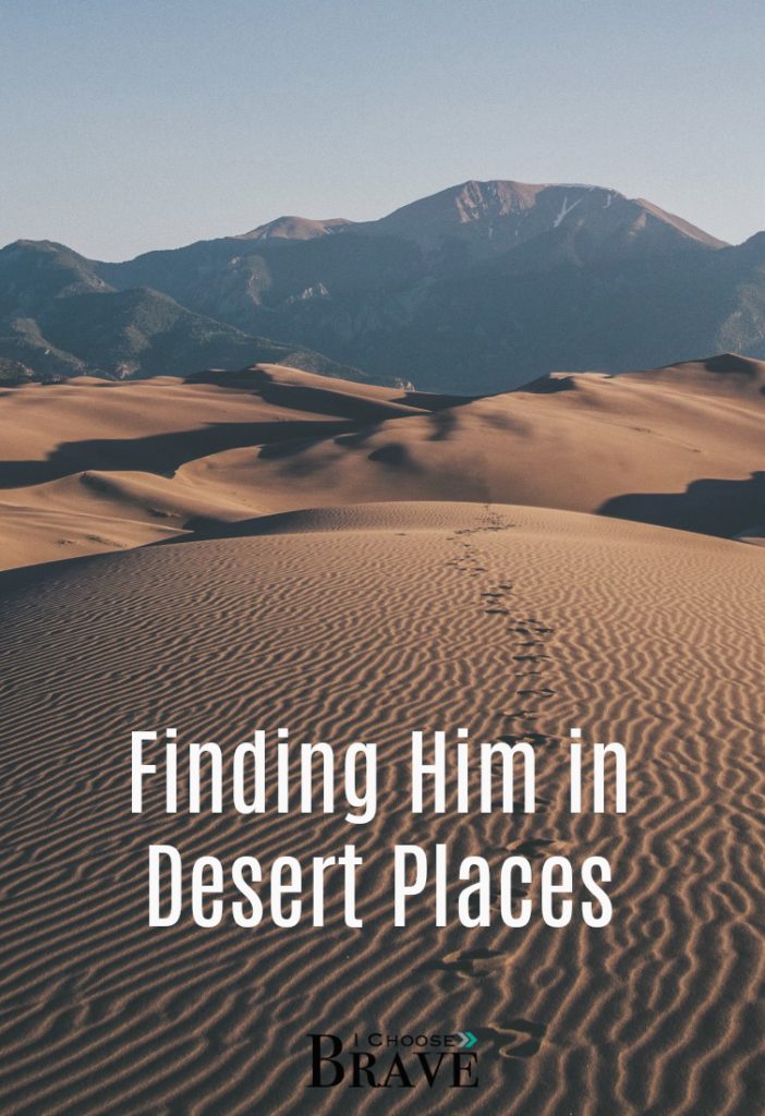 How do we see God in barren places, when it feels like he has forsaken us? In those very moments He is nearer than we even know...