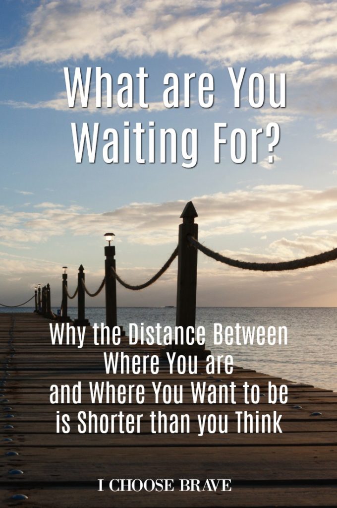 Being a beginner is scary. We assume everyone else is smarter or more talented. But what if the distance between where you are and where you want to be is shorter than you think? Finding the courage to begin. #beginner #courage #try