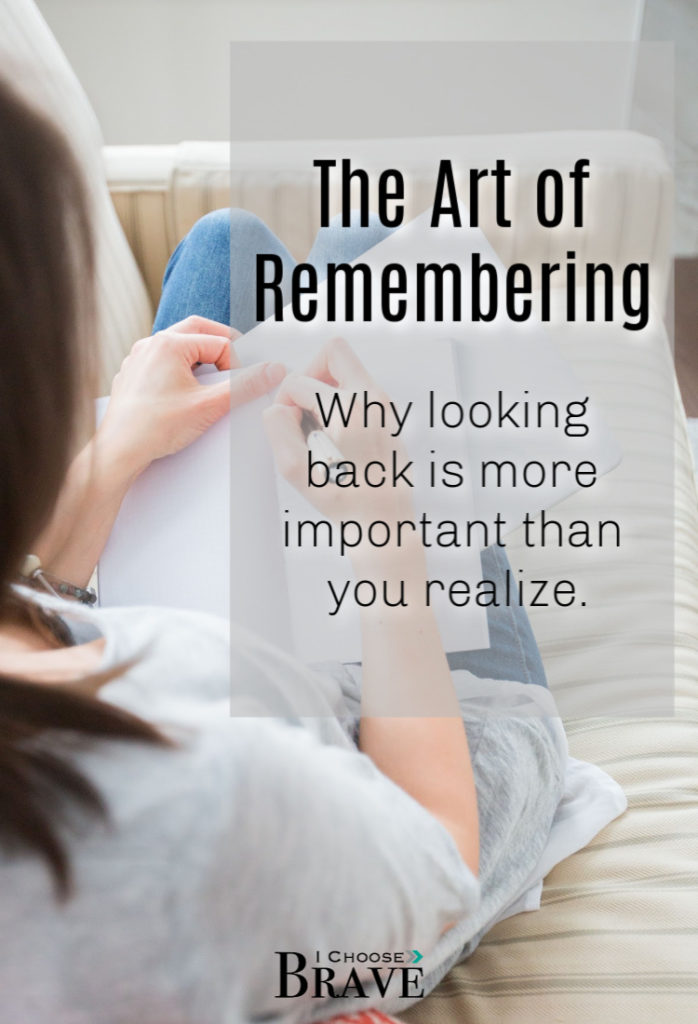 Goal setting and power planning get all the air time, but what if remembering is what really matters? What if looking back is just as important as looking ahead? The art of remembering - how to look back with intention to look ahead with courage. #bravewomen #remember #livingwell